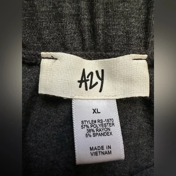 Azy Women’s Drawstring Midi Skirt Gray Size XL - Picture 4 of 5